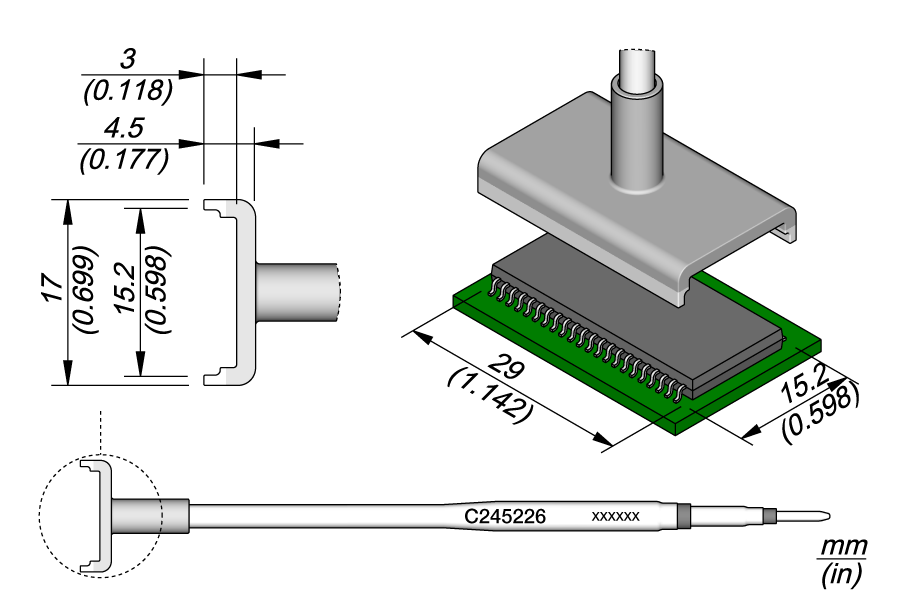 C245226 - Dual In Line Cartridge 15.2 x 29